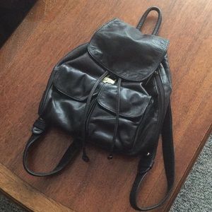 DKNY leather backpack